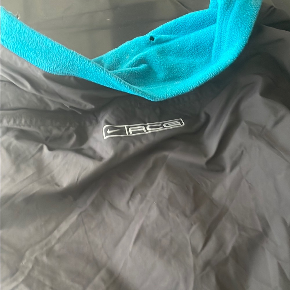Nike ACG Black and Teal Vest